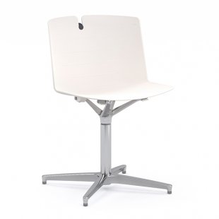 Mork Kit plastic chair on a metal base
