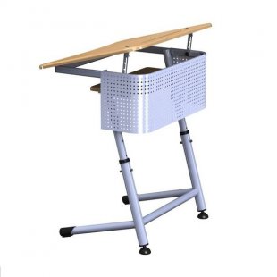 Desk with shelf, tilt angle and screen K1