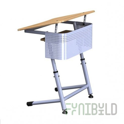 Desk with shelf, tilt angle and screen K1
