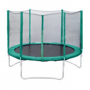 Frame trampoline for cottages and streets with safety net 427D