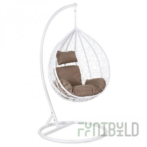 Hanging chair Backe made of artificial rattan
