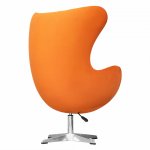 Egg armchair, terracotta