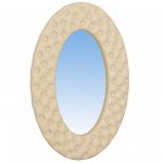 Mirror Grand 3 with carriage coupler Capitone