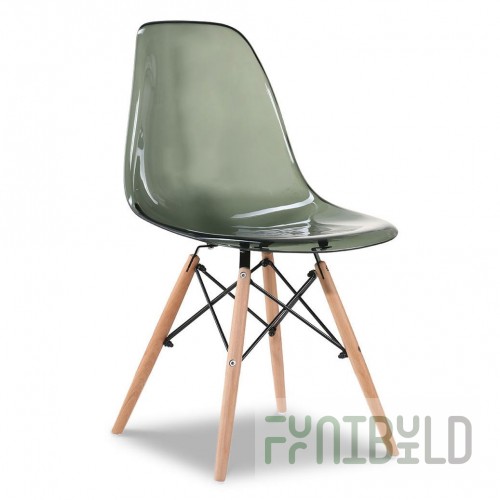 Eames chair, grey transparent