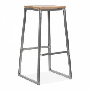 Konsec bar stool, grey