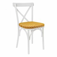 Crossback Chair Cushion, Yellow