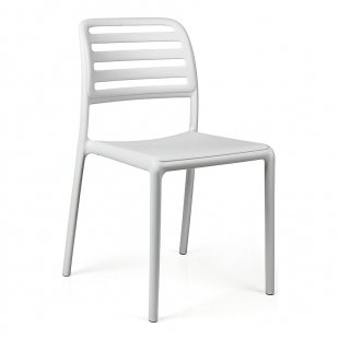 Plastic chair Costa Bistrot, white