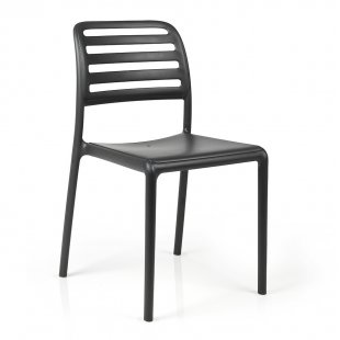 Plastic chair Costa Bistrot, anthracite