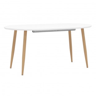 Dining table Bergen extendable 160-190-220*90 white