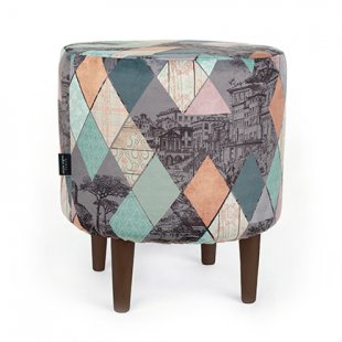 Pouf Sputnik Motive wenge