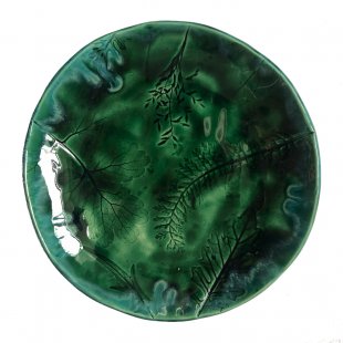 Serving plate, malachite 2