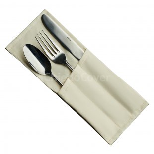 3-piece Richard cover, ivory satin