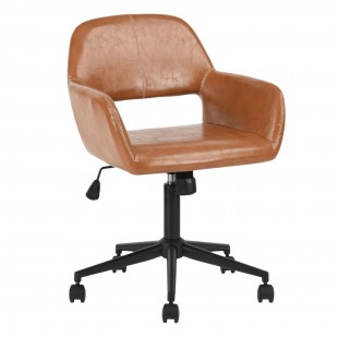 Office chair Filius eco-leather brown