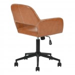 Office chair Filius eco-leather brown