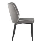 Lawrence chair anthracite velvet