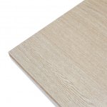 Table top: laminated chipboard, bleached oak
