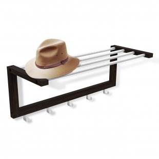 Wooden hanger Alberto wenge