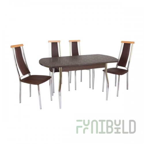Milton table + 6 chairs Extra