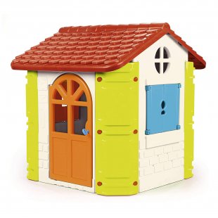 Playhouse with opening door