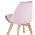 Frankfurt chair pink velor