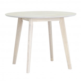 Dining table Gerda 100*100 bleached oak