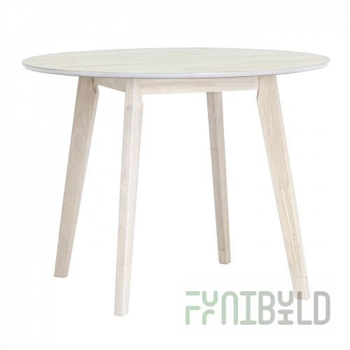 Dining table Gerda 100*100 bleached oak
