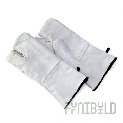 Heat-resistant mittens with fingers