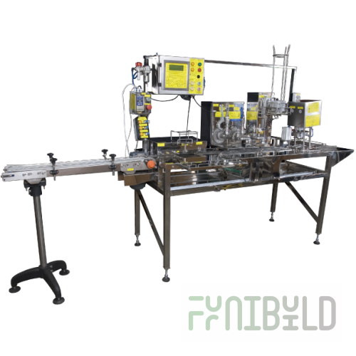 Packaging machine for the production of preserves