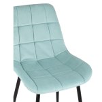 Flex chair velor light blue