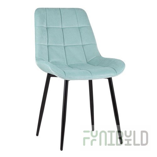 Flex chair velor light blue