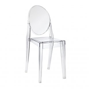 Victoria Ghost Chair Transparent, Plastic