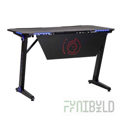 Computer gaming desk TopChairs Space LED black