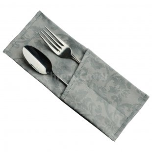 Envelope for 2 devices Zhuravinka, gray flower