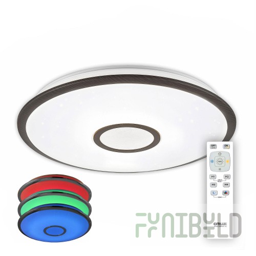 LED ceiling chandelier with remote control Citilux Starlight