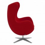 Egg chair, red
