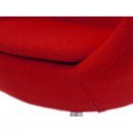 Egg chair, red