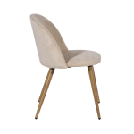 Chair Lyon, cream velour