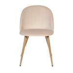Chair Lyon, cream velour