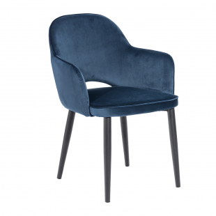 Chair Venus, velvet blue-green