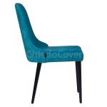 Kongsberg chair, blue, solid