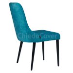 Kongsberg chair, blue, solid