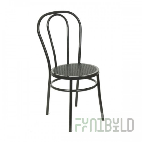 Viennese chair with plastic seat