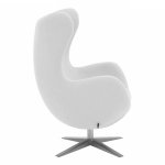 Egg chair, white