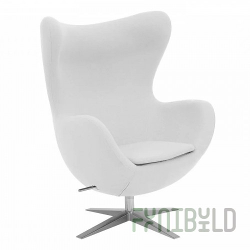 Egg chair, white