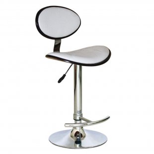Bar stool Weiden white/black
