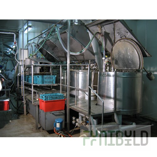 Unloading and washing machine for seaweed MRM X940