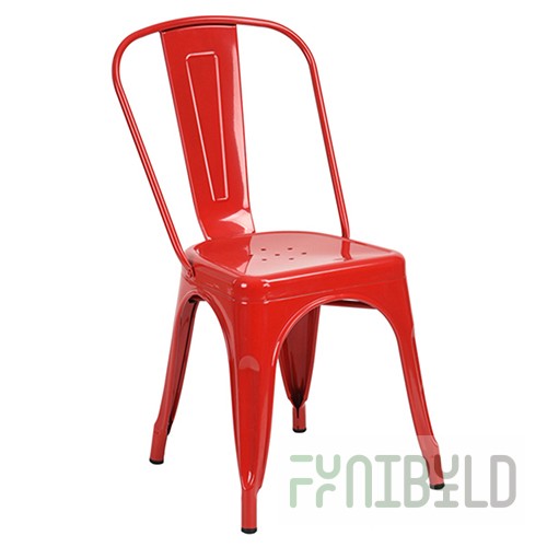 Chair Tolix Red glossy