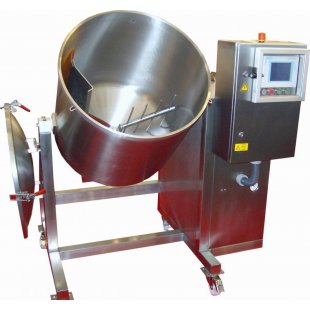 Combined vacuum massager-mixer