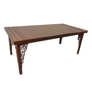 Outdoor table Riviera 4 with decor