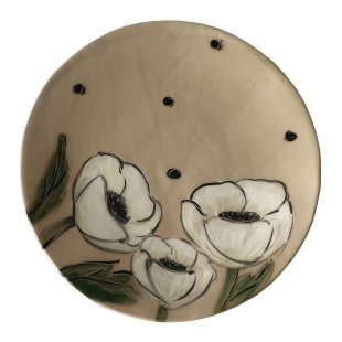 Serving plate, cotton